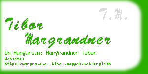 tibor margrandner business card